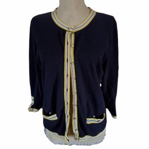 Talbots Button Up Sweater